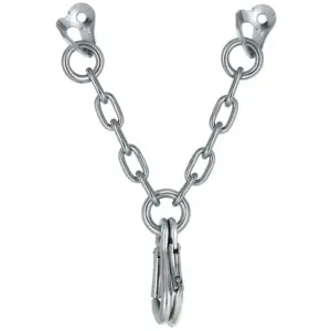 Fixe Climbing Gear Type V 2 Draco Stainless Steel M10 Standplaats Zilver