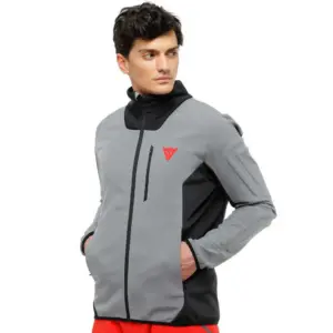 Dainese Snow Hp Core S+ Fleece Met Volledige Rits Grijs