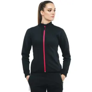 Dainese Snow Hp Fleece Met Volledige Rits Zwart