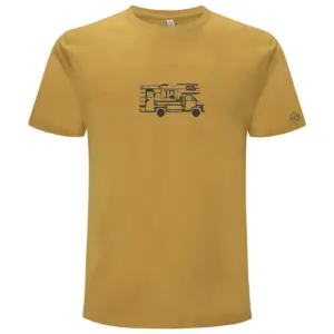 Sierra Climbing Travel T-shirt Met Korte Mouwen Mango
