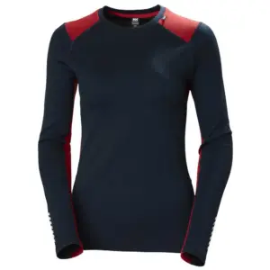 Helly Hansen Lifa Merino Midweight Crew Lange Mouwen Basislaag Blauw