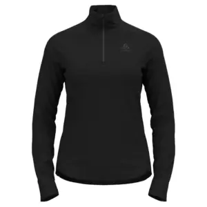 Odlo Berra Fleece Met Halve Rits Zwart