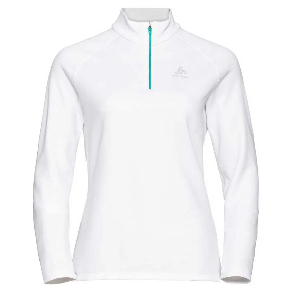 Odlo Besso Fleece Met Halve Rits Wit