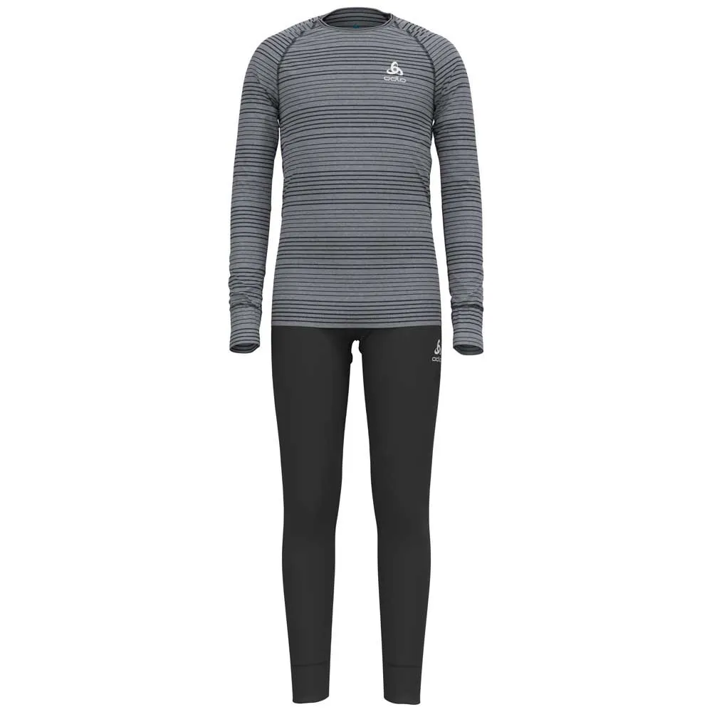Odlo Active Warm Eco Lange Mouwen Basislaagset Zwart
