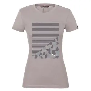 Salewa Geometric Dry T-shirt Met Korte Mouwen Grijs