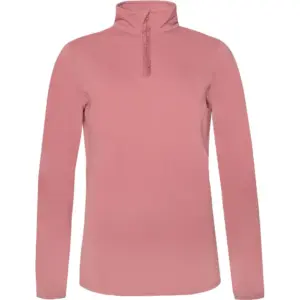 Protest Fabriz Fleece Met Halve Rits Roze