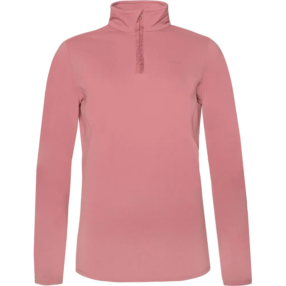 Protest Fabriz Fleece Met Halve Rits Roze