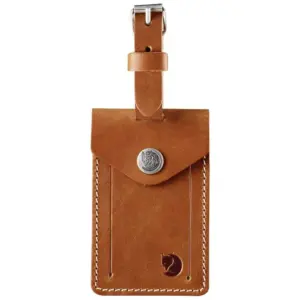 Fjällräven Leer Bagagelabel Lederen Cognac