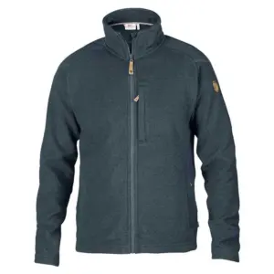 Fjällräven Buck Fleece Met Volledige Rits Zilver