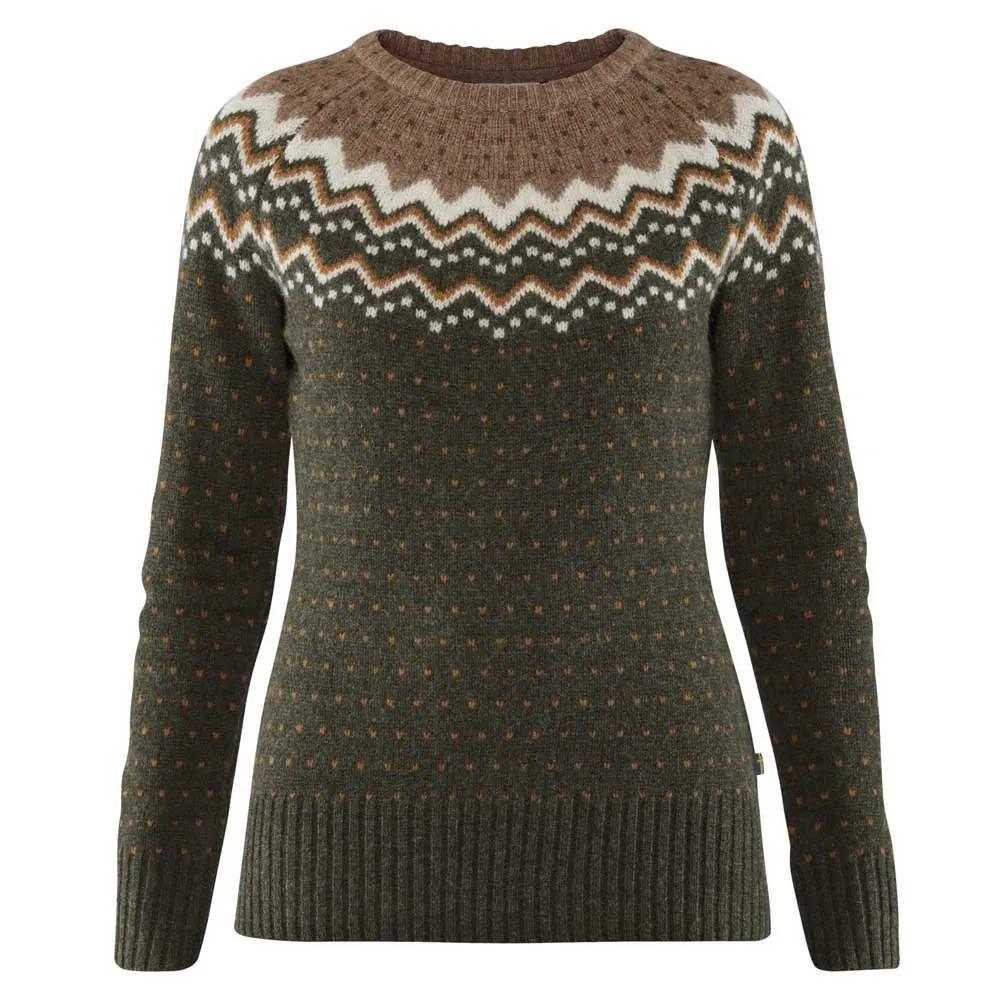 Fjällräven Övik Knit Trui Deep Forest