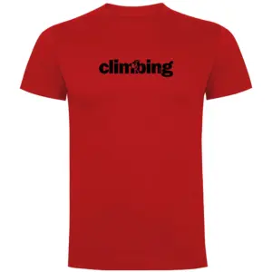 Kruskis Word Climbing T-shirt Met Korte Mouwen Rood