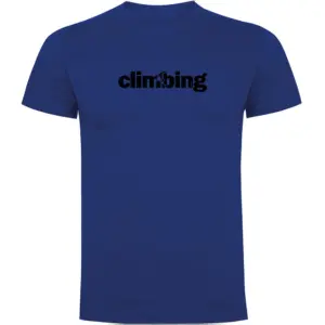 Kruskis Word Climbing T-shirt Met Korte Mouwen Blauw