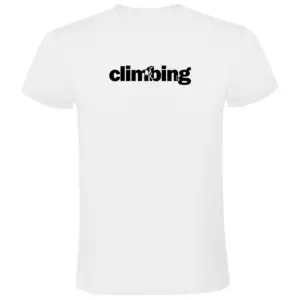 Kruskis Word Climbing T-shirt Met Korte Mouwen Wit