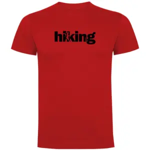Kruskis Word Hiking T-shirt Met Korte Mouwen Rood