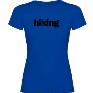 Kruskis Word Hiking T-shirt Met Korte Mouwen Blauw