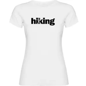 Kruskis Word Hiking T-shirt Met Korte Mouwen Wit