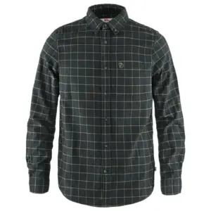 Fjällräven Övik Flannel Overhemd Met Lange Mouwen Grijs