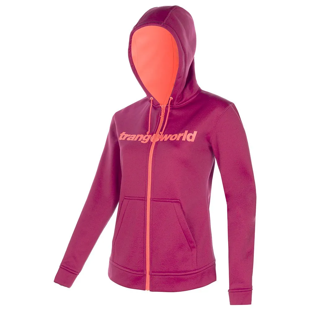 Trangoworld Liena Sweatshirt Met Rits Koraal