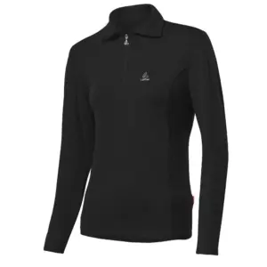Loeffler Transtex Basic T-shirt Met Lange Mouwen Zwart