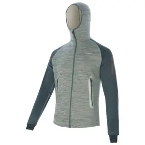 Trangoworld Rondas Fleece Met Kap Grijs