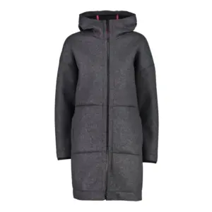 Cmp 31m3076 Parka Fleece Met Volledige Rits Zwart