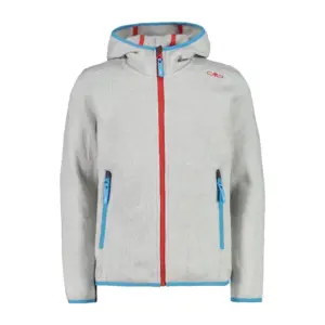 Cmp 3h19825 Fleece Met Kap Wit