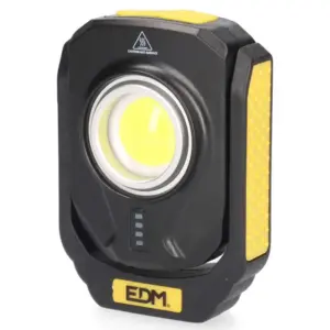 Edm 10w 900 Lumens Led-zaklamp Zwart