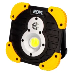 Edm Led Xl Oplaadbare Zaklamp Met Focus 750 Lumens Zwart