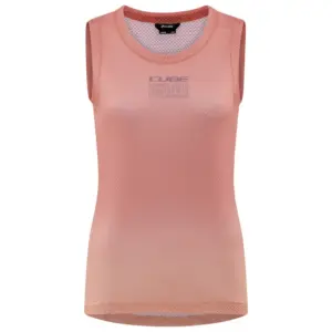 Cube Mesh Mouwloos Basislaag Roze