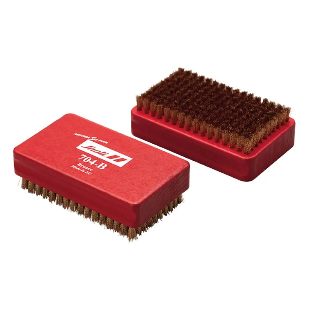 Snoli Waxborstel Bronzen Borstel Rood
