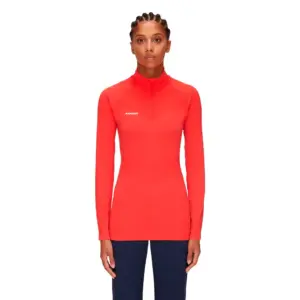 Mammut Trift Half Rits Lange Mouw T-shirt Sunset