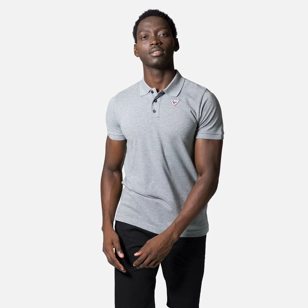 Rossignol Logo Korte Mouw Poloshirt Grijs