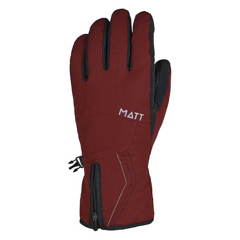 Matt Anayet Handschoenen Bordeaux