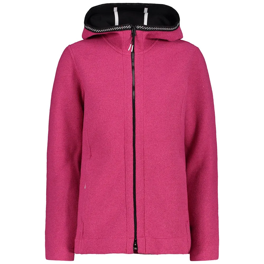 Cmp 31m3096 Fleece Met Kap Zwart