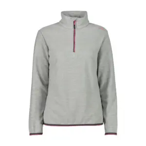 Cmp 30g0496 Fleece Met Halve Rits Ice Melange