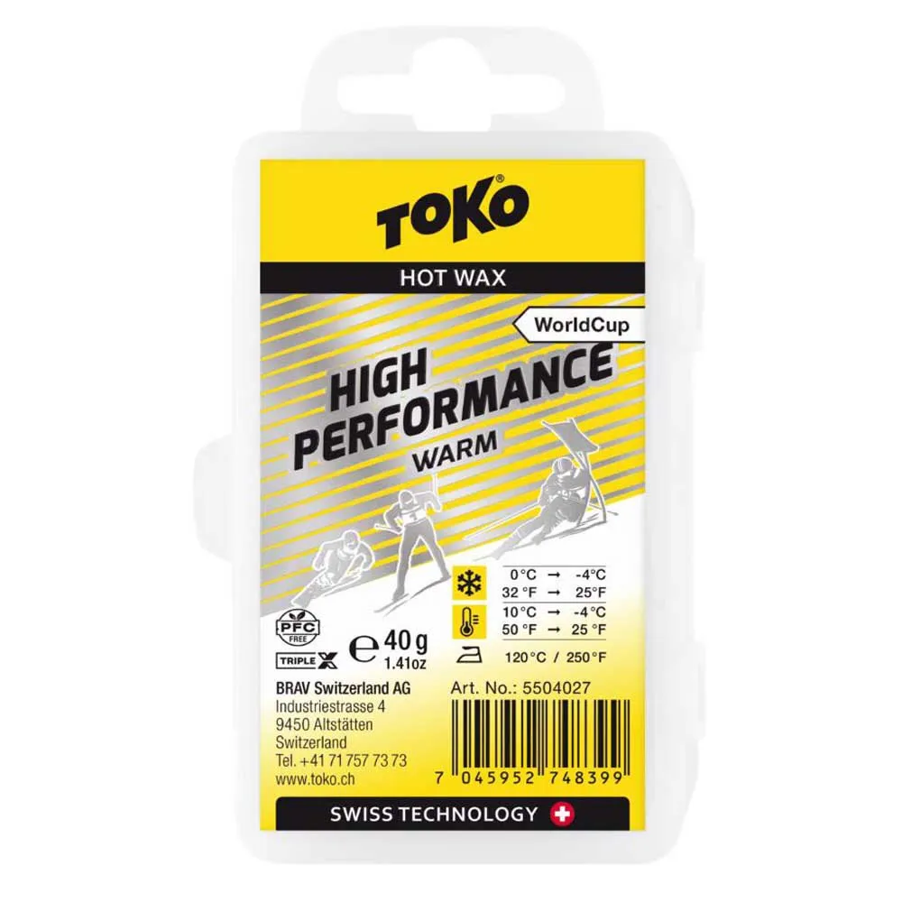 Toko World Cup High Performance Warm Was 40g Wit