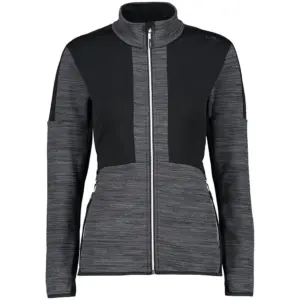 Cmp 31e0806 Fleece Met Volledige Rits Piombo Melange