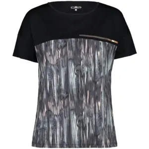 Cmp 31c4086 T-shirt Met Korte Mouwen Zwart