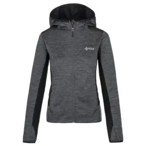 Kilpi Alanis Fleece Met Kap Zwart