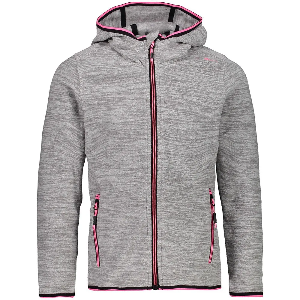 Cmp 39g0645 Fleece Met Kap Argento Melange