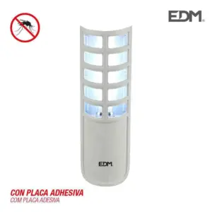 Edm 06032 Muggenval Met Kleefplaat 9w Wit