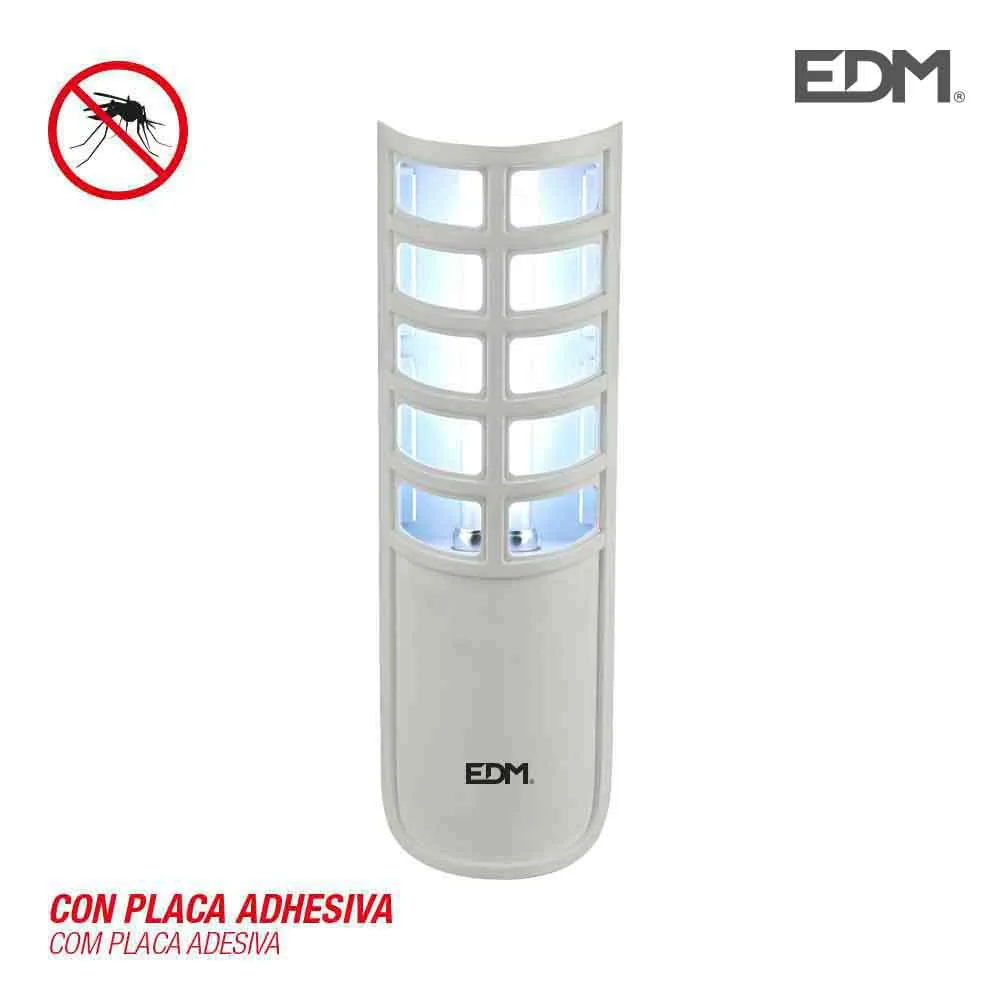 Edm 06032 Muggenval Met Kleefplaat 9w Wit