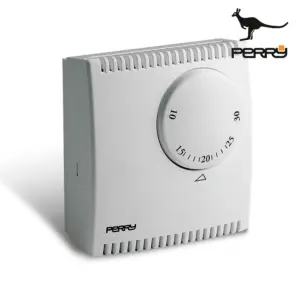 Perry Teg Analoge Thermostaat Wit