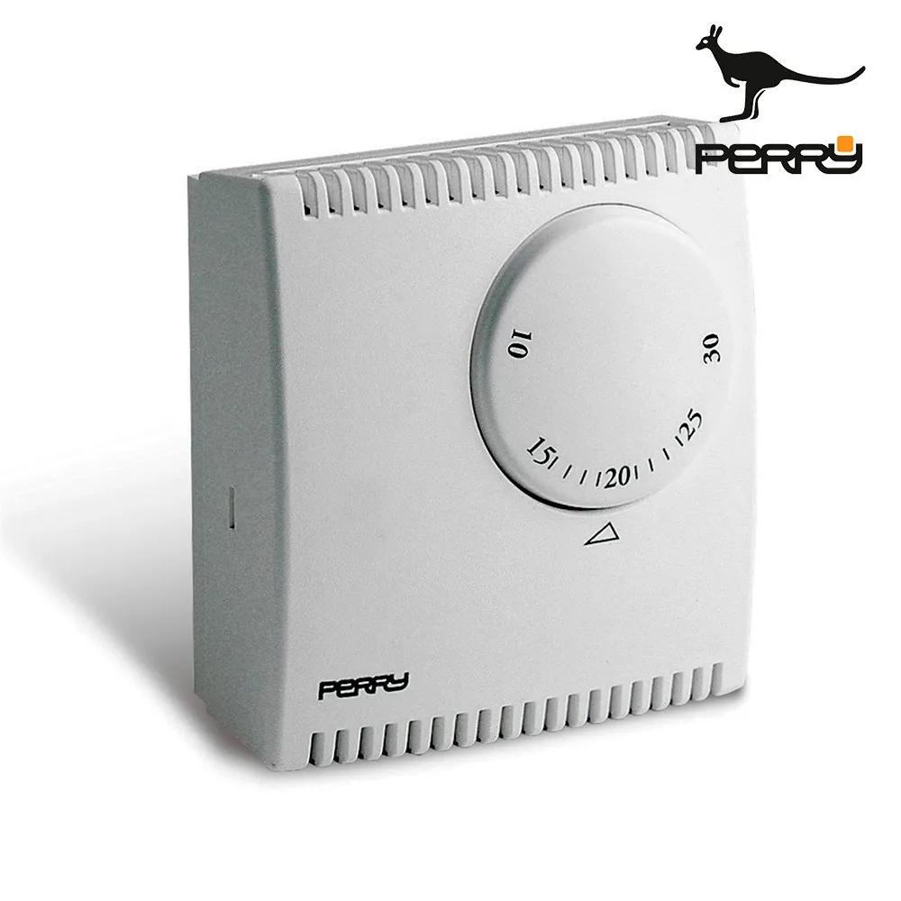 Perry Teg Analoge Thermostaat Wit
