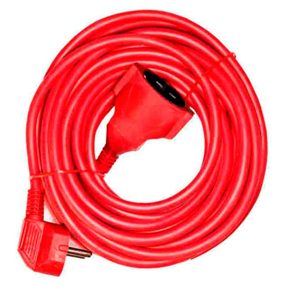 Edm Verlengsnoer 3×1.5 10 M Rood
