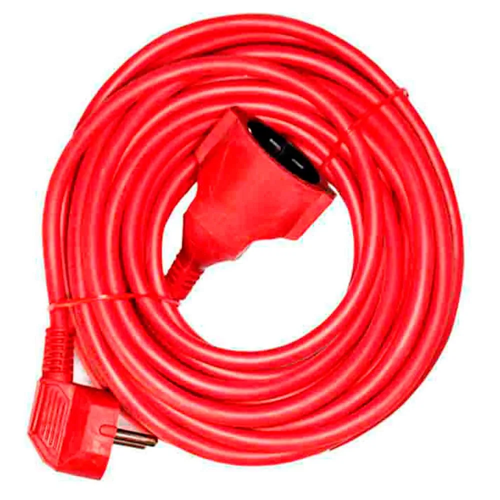 Edm Verlengsnoer 3×1.5 15 M Rood