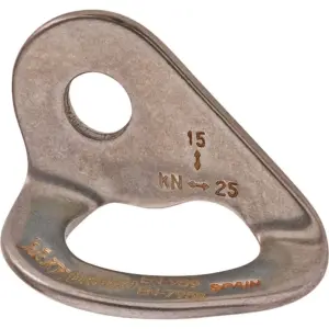 Edelrid Draco Hanger Rock Ankerplaat Zilver