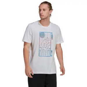 Adidas Tx Mou Fu T-shirt Met Korte Mouwen Wit