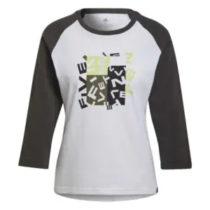Five Ten Gfx T-shirt Met 3/4 Mouw Wit