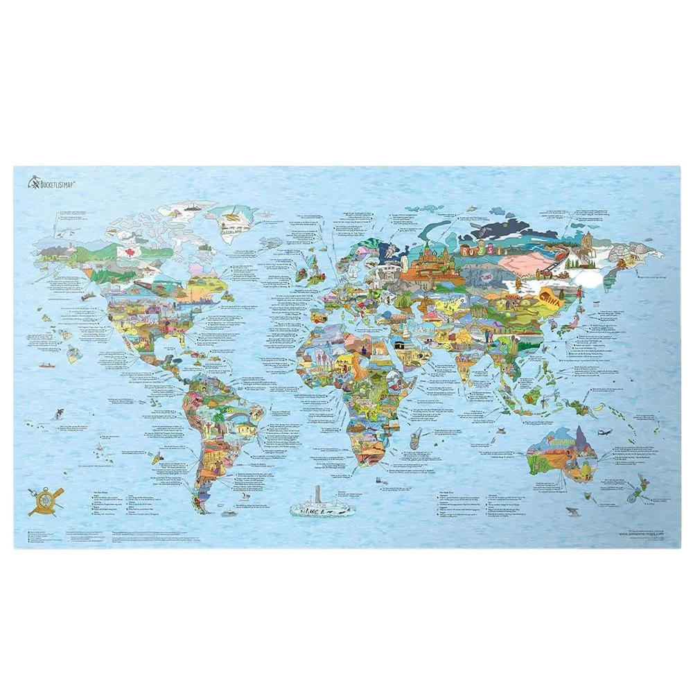 Awesome Maps Bucketlist Kaart